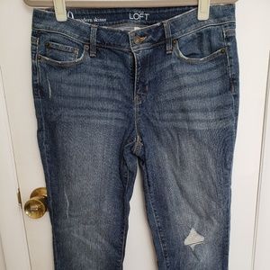 ANN TAYLOR LOFT MODERN SKINNY JEAN SZ 10
